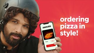 The Most Stylish Pizza Order  Zomato ft AlluArjun [upl. by Hoem301]