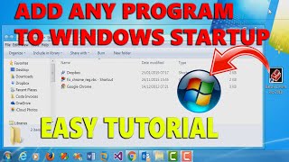 How to add a program to the windows startup Batch And Print Pro for example [upl. by Benkley]