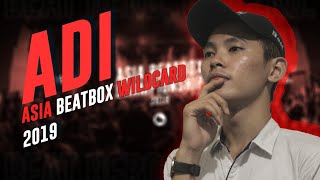 ADI KERANG  ASIA BEATBOX CHAMPIONSHIP 2019 SOLO BATTLE WILDCARD ABC2019 [upl. by Ataga839]