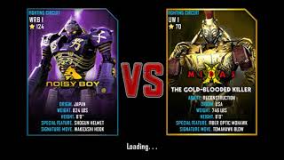 Real Steel WRB Noisy Boy Vs Midas [upl. by Zorine]