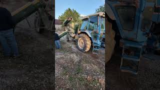 mixing feed for the pigs farming farmequipment farmlife [upl. by Limber]