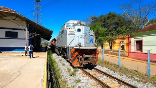 Manobras ferroviárias com diversas locomotivas em Garças de Minas 2023 [upl. by Eiltan709]