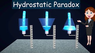 Hydrostatic Paradox  Hindi explanation Properties of bulk matter  Physics 11 class [upl. by Eddy]