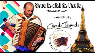 🆕 quotSous le ciel de Parisquot Edith Piaf Accordion by CarmeloTrimarchi [upl. by Chem]