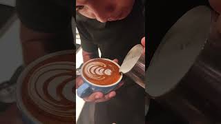 Beginner part46coffee espresso latteart barista love trending trendingshorts youtubeshorts [upl. by Ecnarrat]