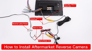 How to Connect a Backup Camera to Your Android Car Stereo [upl. by Oringa]