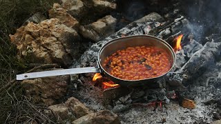 Campfire Bread with Beans [upl. by Lubbi]