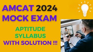 amcat test 2024  aptitude section [upl. by Kresic]