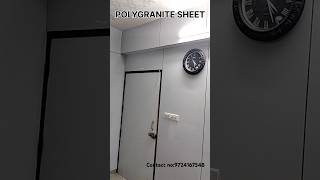 POLYGRANITE SHEET waterproof fireproof contact no  9724167548 [upl. by Aissatan]