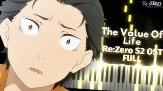 Rezero Season 2 quotYour Voicequot  Piano Arrangement [upl. by Fleurette]