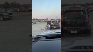 Charlotte Motor Speedway 2024 Roval Parking Lot Fight nascar nascarfight charlottemotorspeedway [upl. by Malita744]