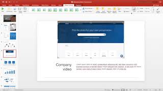 How to Crop a Video in PowerPoint [upl. by Iuq704]