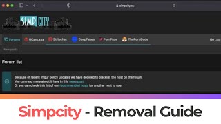 Simpcity Scam Virus  How to Remove It Guide [upl. by Rowen]