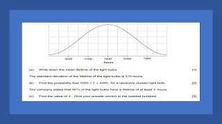 IB Math Studies Normal Distribution ex 1 normalcdf  invnormal [upl. by Reich]