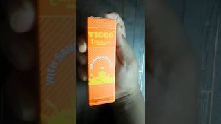 VICCO Turmeric skin cream with sandalwood oil honest review glowyskin turmericskincream [upl. by Crofoot]