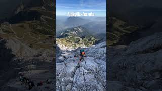 Klettersteig mit genialer Aussicht AlpspitzFerrata alpspitze klettersteig wandern zugspitze [upl. by Stoeber442]