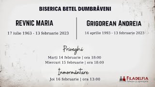 Inmormantare Andreia Grigorean și Revnic Maria  16 Februarie 2023 [upl. by Ynez549]