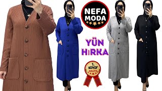 MUHTEŞEM BİR YÜN HIRKA  nefamoda nefamoda [upl. by Esital]