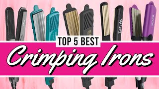 Top 5 Best Crimpers for Volume Texture and Crimped Hair Styles in 2023 [upl. by Mahoney637]