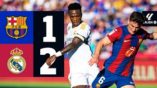 FC BARCELONA 1 vs 2 REAL MADRID  EL CLÁSICO  LALIGA 202324 MD11 [upl. by Aivatco]