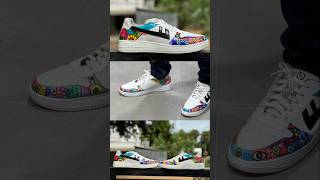 Custom shoes using posca markers doodle art satisfying poscamarkers doodle doodleart [upl. by Aldon]