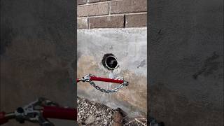 Clearing A Clogged Building Drain [upl. by Loredana301]