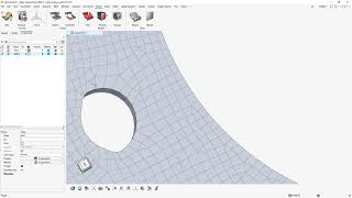 Morph Meshing in Altair HyperMesh [upl. by Koffler]