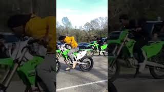 Kx 450 vs Kx 450  Stock Height [upl. by Arihsa]