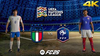 FC 25 Italy vs France UEFA Nation League 2425 2024 [upl. by Manella]