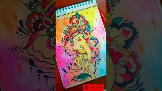 Lord Ganesha drawing Easy Diwali specialDiwali Drawings drawing diwali [upl. by Skippy]