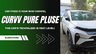 TATA CURVV PURE  White 🔥💯  review nd price  Most style car in tata  tatamotors tatacurvv new [upl. by Raffaj]