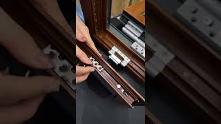 Casement window sash installation process windows aluminium [upl. by Anel]