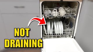 How To Fix A Dishwasher That Wont Drain [upl. by Zales]