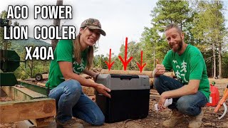 Lets Check It Out  ACO POWER LION COOLER X40A REVIEW [upl. by Neenej]