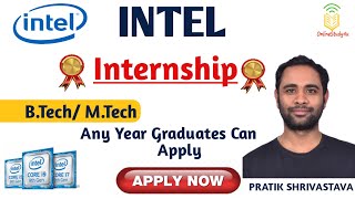 Intel Free Internship Program Student Internship at Intel  Any Batch Can Apply [upl. by Gaile249]