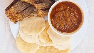 Cassava Bread and Fry Fish Waterloo Signature [upl. by Westland]