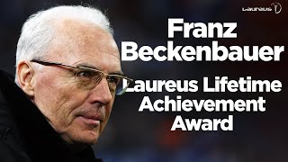 Franz Beckenbauer Speech  Laureus Lifetime Achievement Award [upl. by Borrell]