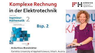 Komplexe Rechnung in der Elektrotechnik  Bsp 2 [upl. by Asirem]