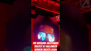 The Weekend Nightmare Trilogy at Halloween Horror Nights 2024 theweeknd blindinglights 2024 [upl. by Qifar]