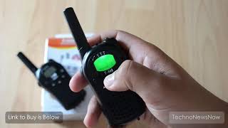 T688 8Channel LCD Screen VOX Walkie Talkie Unboxing amp Review From GearBestcom [upl. by Pascal]