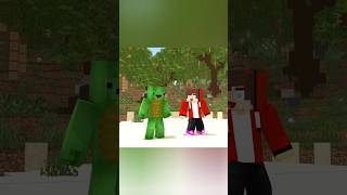 Mikey And JJ Summer Vacation Minecraft Animotion Game minecraft shorts [upl. by Eiznek]