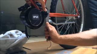 Bafang Mid Drive Ebike Conversion Part 7 Installing the Kit [upl. by Donal]