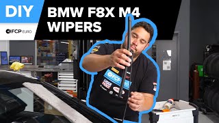 BMW F82 M4 Windshield Wiper Blade Replacement DIY 20152021 BMW F80 M3 F83 M4 F87 M2 [upl. by Yancy]