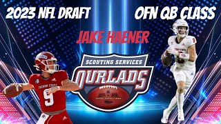 NFL Draft 2023 QB Class Jake Haener – Breaking down the 2023 NFL Draft quarterback class [upl. by Nesnaj]