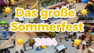 Das große Sommerfest 2024 ☀️ Feier auf dem Sonnenhof  Playmobil Pferde [upl. by Atnuahsal688]