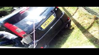 Fiesta ST150 Omex launch control Backfire [upl. by Shulem432]