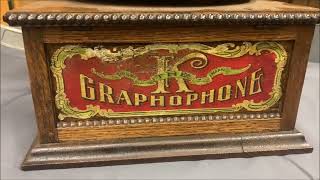 Graphophone K Disc Graphophone Phonograph [upl. by Mullane]