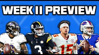 NFL Week 11 Preview [upl. by Grevera]