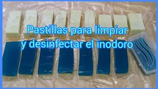 AHORRO PASTILLAS PARA LIMPIAR y DESINFECTAR EL INODORO WC o TANQUE 2 tipos diferentes [upl. by Kassie]