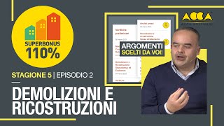 Superbonus 110 S5E2 demolizione e ricostruzione [upl. by Miett234]